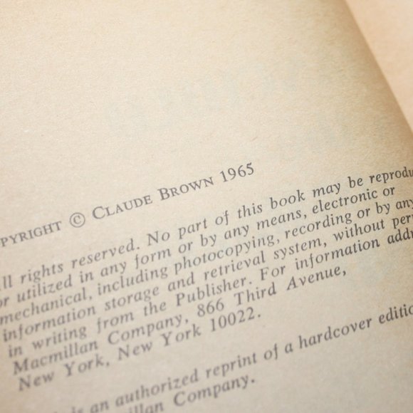 Manchild in the Promised Land by Claude Brown (1965) paperback (bb) - Picture 4 of 5